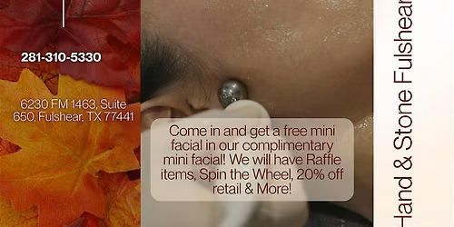 Complimentary Mini Facials - Step into Fall w\/ Dermalogica!