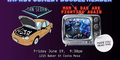 Tan Sedan + Mom & Dad Are Fighting Again