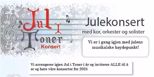 Gratis julekonsert med Jul i Toner
