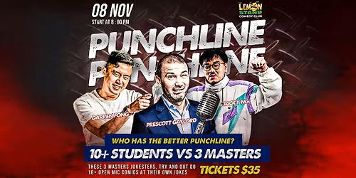 Punchline | A Comedy Show | Sat, November 8th 2025 @ The Lemon Stand