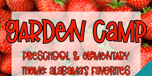 Preschool and Elementary Garden Camp