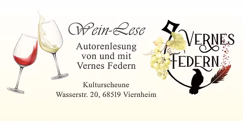 Weinlese - Autorenlesung mit Livemusik