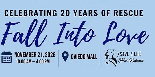 Celebrating 20 Years of Rescue: Fall Into Love