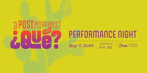 Performance Night at Centro de Artes Gallery