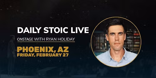 Daily Stoic Live | Onstage with Ryan Holiday