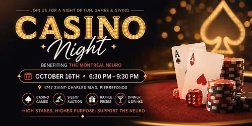 Casino Night benefitting the Montreal Neuro