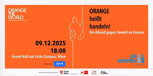Orange hei\u00dft handeln - ein Abend gegen Gewalt an Frauen