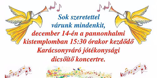 Kar\u00e1csonyv\u00e1r\u00f3 j\u00f3t\u00e9konys\u00e1gi dics\u0151\u00edt\u0151 koncert