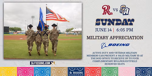 6\/14 - Military Appreciation Night vs Frisco RoughRiders