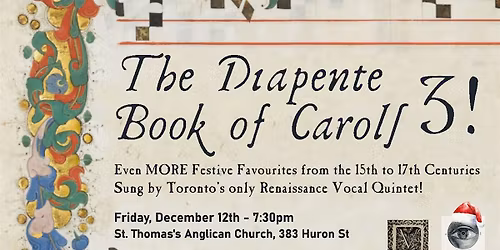 The Diapente Book of Carols 3