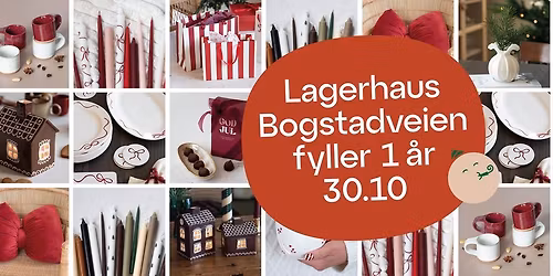 \ud83c\udf89 Lagerhaus Bogstadveien feirer 1 \u00e5r! \ud83c\udf89