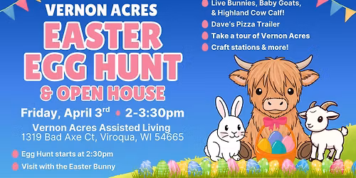 Easter Egg Hunt & Open House - Vernon Acres Assisted Living