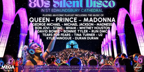 80s Silent Disco in St Edmundsbury Cathedral - Friday, 7th November 2025