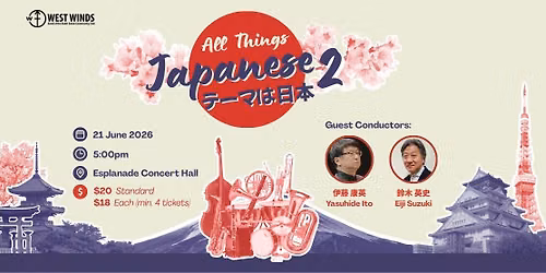 West Winds in Concert 2026 - All Things Japanese 2