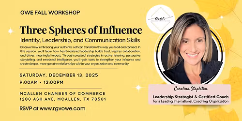 OWE WORKSHOP: Three Spheres of Influence