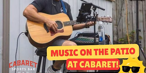 Tyler Folkerts live on Cabaret Patio!