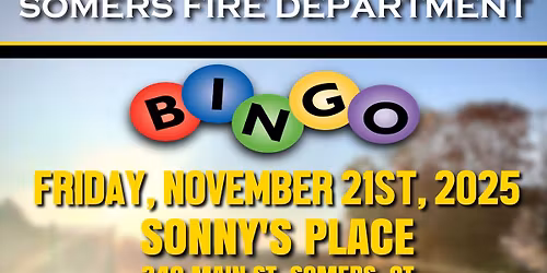 BINGO Night | Friday, November 21st, 2025 | Sonny's Place