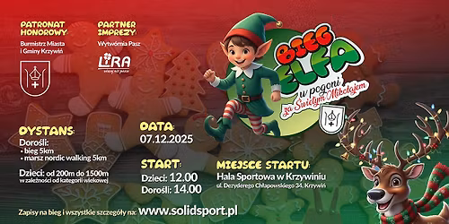 Bieg Elfa w pogoni za \u015awi\u0119tym Miko\u0142ajem - SolidRUN Krzywi\u0144 2025