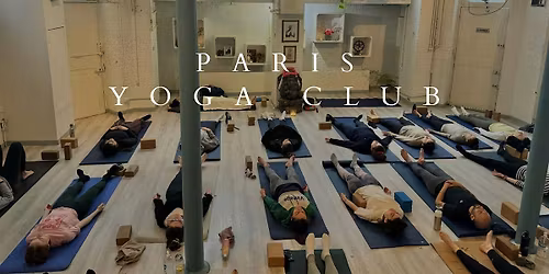 Paris Yoga Club November 2 with Pippa