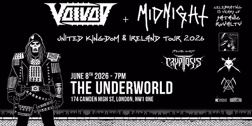 VOIVOD & MIDNIGHT at The Underworld - London