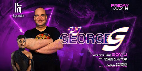 VJ George G Live at Hydrate