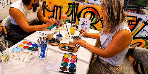 Bottomless Sip & Paint At Brick Lane's Vibey Pizza Spot