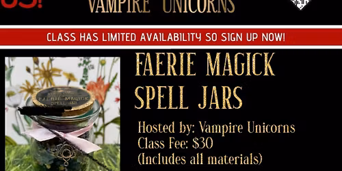 Faerie Magick Spell Jars