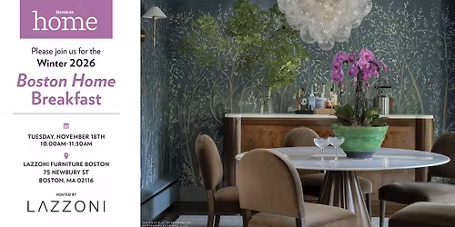 Boston Home Breakfast: Winter 2026