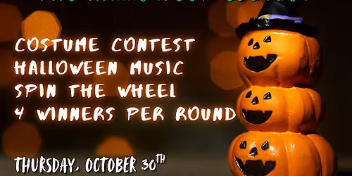 Halloween Music Bingo + Costume Contest