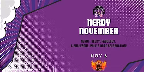 TC Cabaret Presents: Nerdy November!