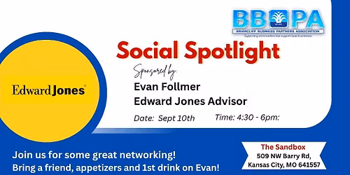 Sept BBPA "Social Spotlight" Sponsored by Edward Jones 