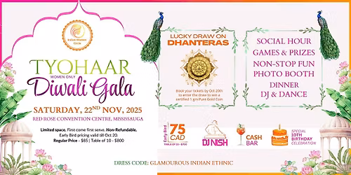 IWC 7th Annual Tyohaar Diwali Gala 2025 & 10th Year Anniversary Celebration