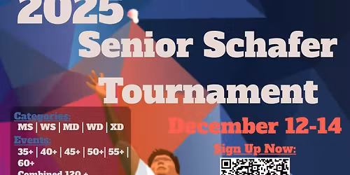 2025 Senior Schafer Tournament