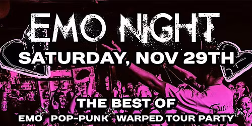 EMO NIGHT ft. Flicker\/\/Fade Live Band Emo Night (Geneva)