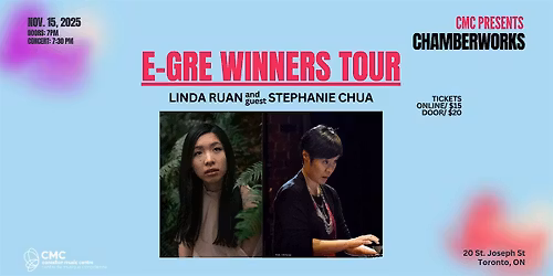E-gre winners tour, featuring Linda Ruan and Stephanie Chua
