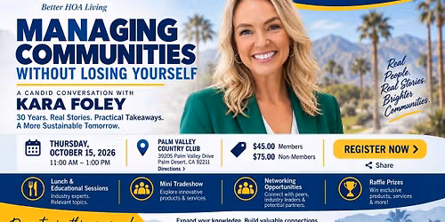 Educational Program and Mini Tradeshow