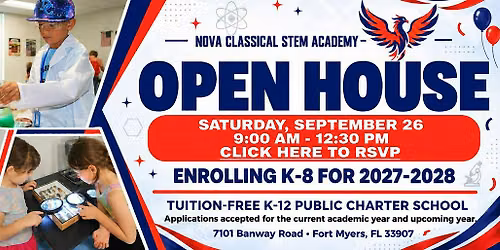 Open House - Nova Classical STEM Academy - Tuition-Free Charter School