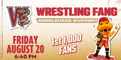 Wrestling Fang Bobblehead Giveaway