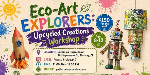 Eco-Art Explorers: Upcycled Creations Workshop