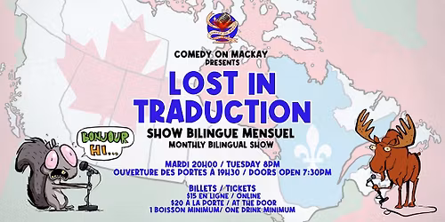 Bilingual Stand Up Comedy - Lost in Traduction - Comedy on Mackay 048