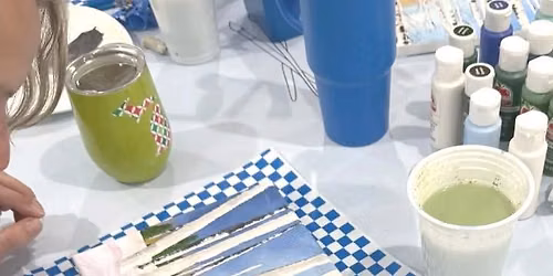 Acrylic Painting Workshop - Birch Trees @Three Blue Brushes Studio