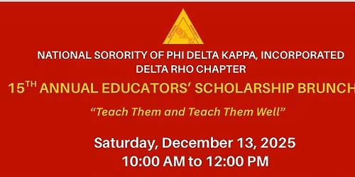 15TH ANNUAL EDUCATORS  PRAYER BRUNCH