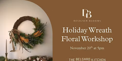 Holiday Wreath Floral Workshop