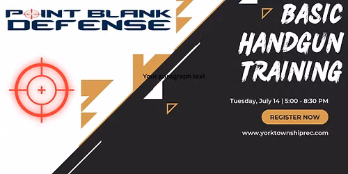 POINT BLANK DEFENSE BASIC HANDGUN TRAINING
