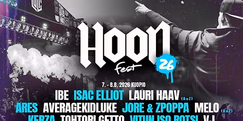 Hoodfest 2026 \/ Kuopionlahden kentt\u00e4