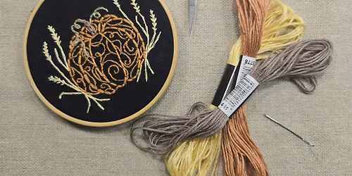 Fall Foliage Embroidery Workshop