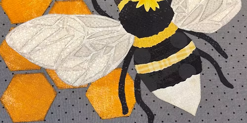 Bee Collage Technique Class