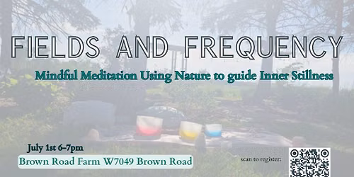 Fields and Frequency; Mindful Meditation Using Nature to Guide Inner Stillness