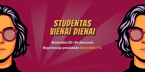 Studentas vienai dienai | 2026