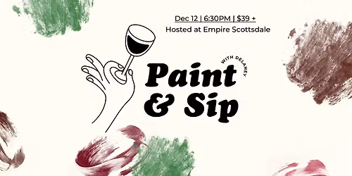 Paint & Sip Evening With Friends